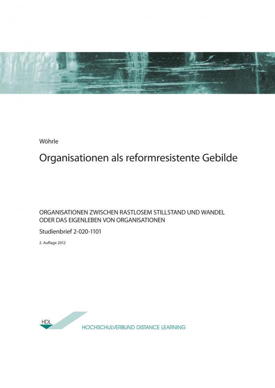 Cover-Bild Organisationen als reformressistente Gebilde