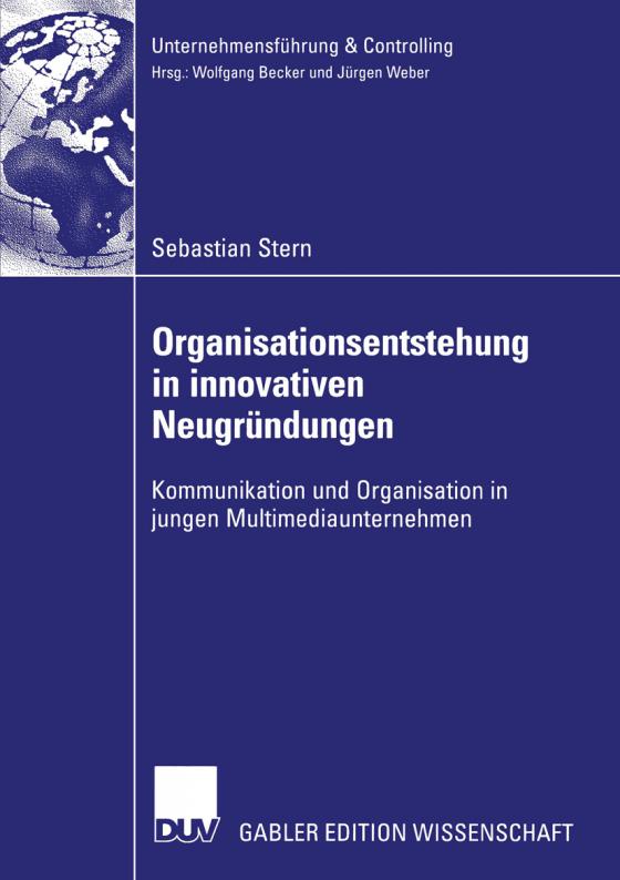 Cover-Bild Organisationsentstehung in innovativen Neugründungen