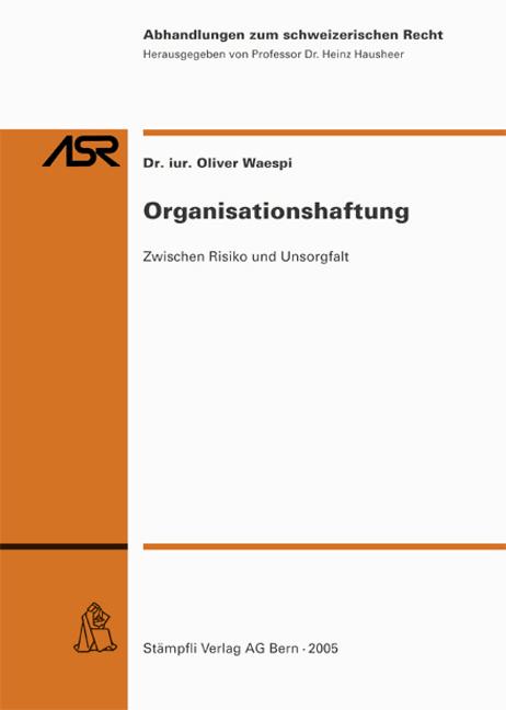 Cover-Bild Organisationshaftung