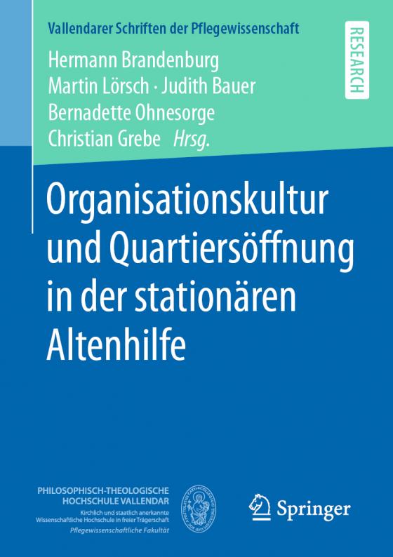 Cover-Bild Organisationskultur und Quartiersöffnung in der stationären Altenhilfe