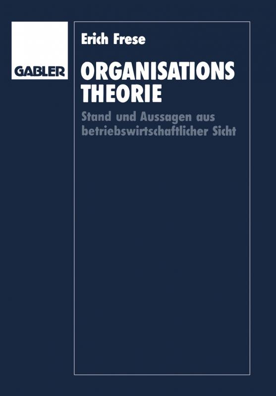 Cover-Bild Organisationstheorie