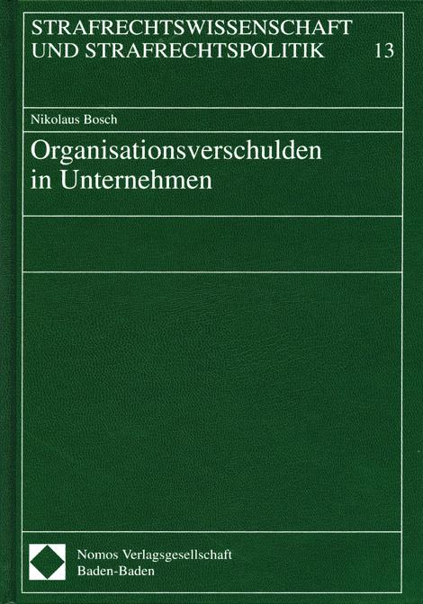 Cover-Bild Organisationsverschulden in Unternehmen