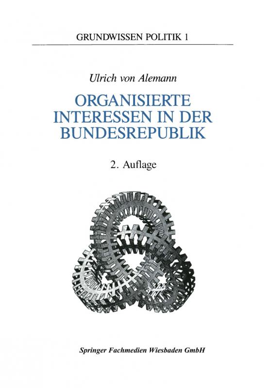 Cover-Bild Organisierte Interessen in der Bundesrepublik Deutschland