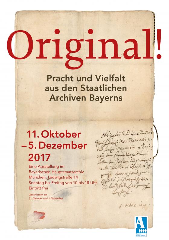 Cover-Bild Original! Pracht und Vielfalt aus den Staatlichen Archiven Bayerns