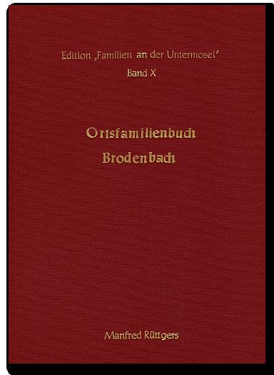 Cover-Bild Ortsfamilienbuch Brodenbach 1676-1990