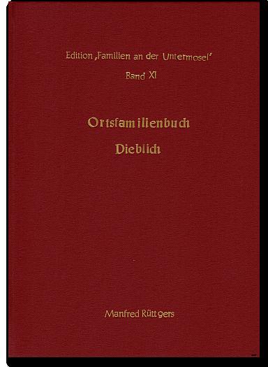 Cover-Bild Ortsfamilienbuch Dieblich 1657-1991