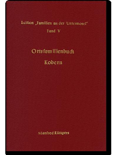 Cover-Bild Ortsfamilienbuch Kobern 1659-1989