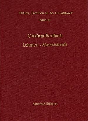 Cover-Bild Ortsfamilienbuch Lehmen und Moselsürsch 1727-1987