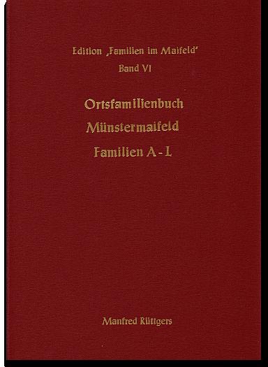 Cover-Bild Ortsfamilienbuch Münstermaifeld und Stadtteile 1633-1986