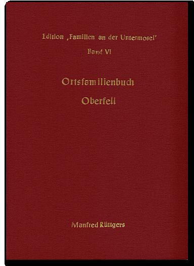 Cover-Bild Ortsfamilienbuch Oberfell 1706-1989