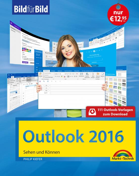 Cover-Bild Outlook 2016 Bild für Bild lernen: Sehen und Können