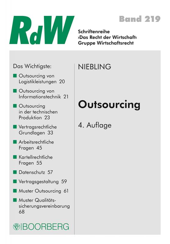 Cover-Bild Outsourcing