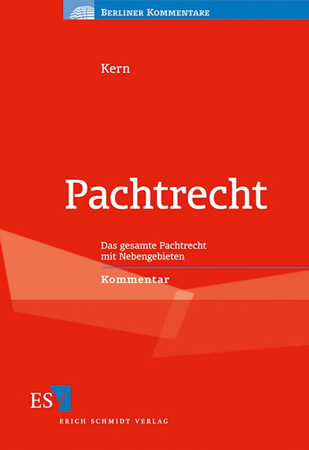 Cover-Bild Pachtrecht