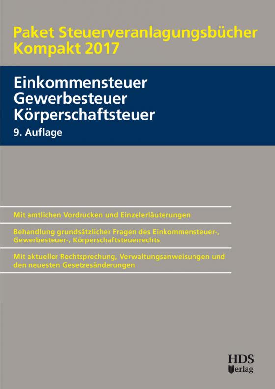 Cover-Bild Paket Steuerveranlagungsbücher Kompakt 2017