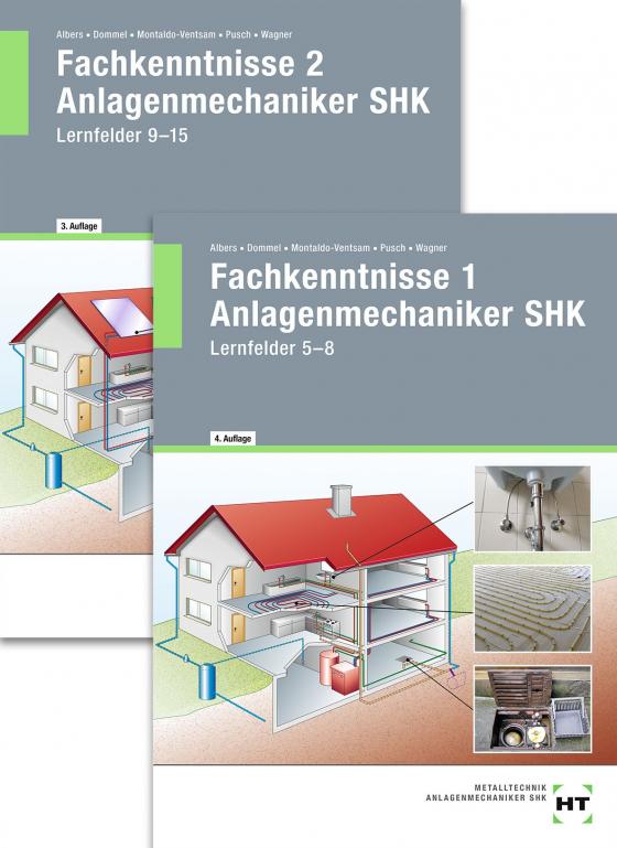 Cover-Bild Paketangebot Fachkenntnisse Anlagenmechaniker SHK 1 + 2