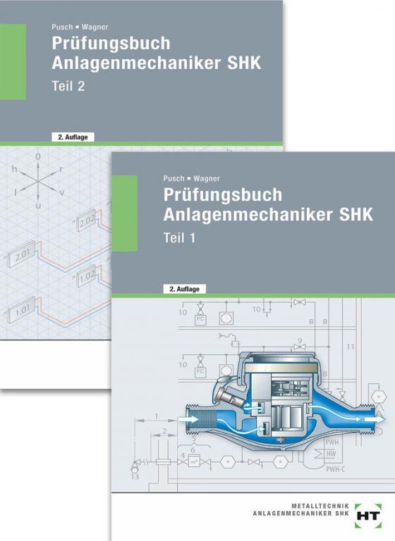 Cover-Bild Paketangebot Prüfungsbuch Anlagenmechaniker SHK