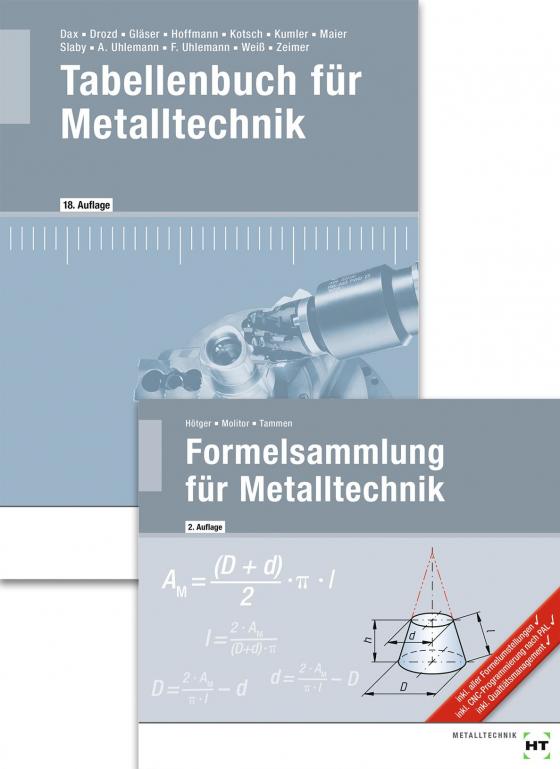 Cover-Bild Paketangebot Tabellenbuch für Metalltechnik und Formelsammlung für Metalltechnik