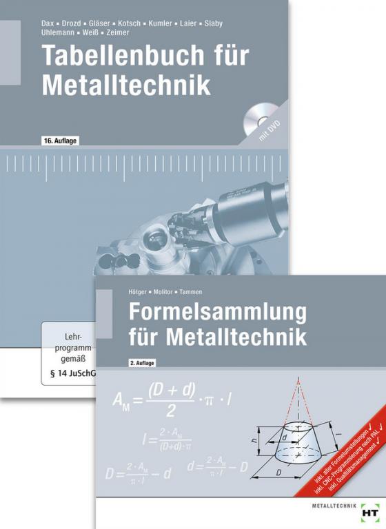 Cover-Bild Paketangebot Tabellenbuch für Metalltechnik und Formelsammlung für Metalltechnik
