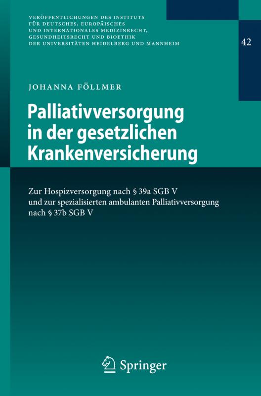 Cover-Bild Palliativversorgung in der gesetzlichen Krankenversicherung