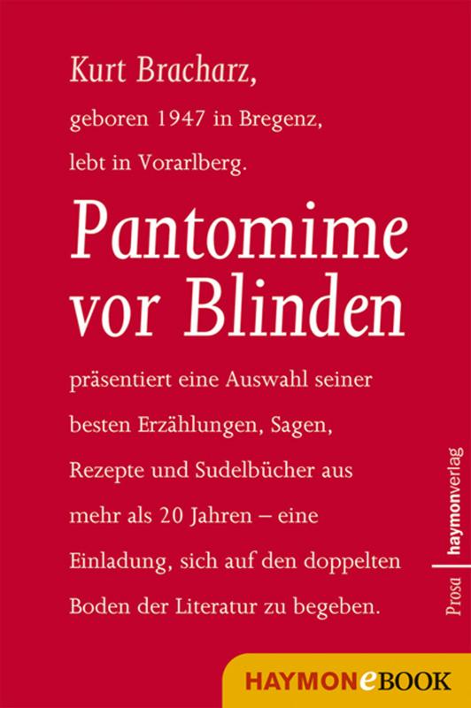 Cover-Bild Pantomime vor Blinden