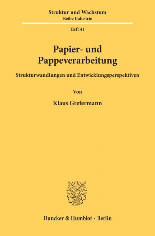 Cover-Bild Papier- und Pappeverarbeitung.