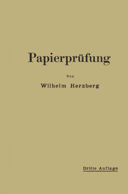 Cover-Bild Papierprüfung