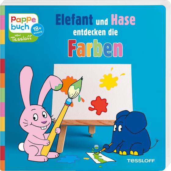 Cover-Bild Pappebuch. Elefant und Hase entdecken die Farben