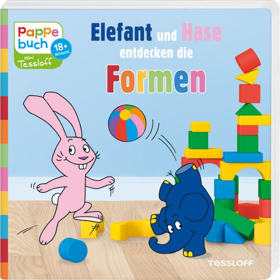 Cover-Bild Pappebuch. Elefant und Hase entdecken die Formen