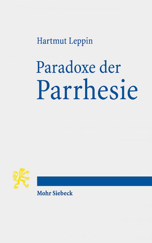 Cover-Bild Paradoxe der Parrhesie