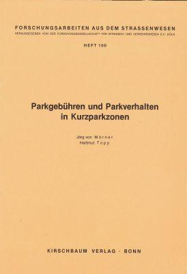 Cover-Bild Parkgebühren und Parkverhalten in Kurzparkzonen