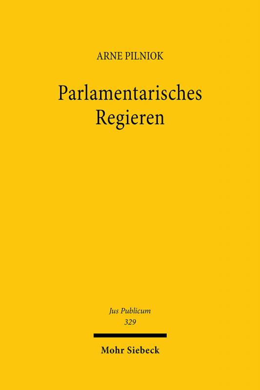 Cover-Bild Parlamentarisches Regieren