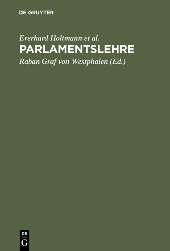 Cover-Bild Parlamentslehre