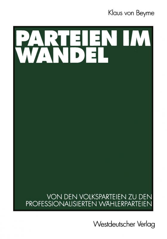 Cover-Bild Parteien im Wandel