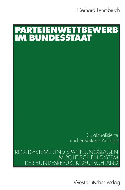 Cover-Bild Parteienwettbewerb im Bundesstaat