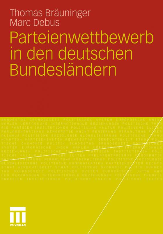 Cover-Bild Parteienwettbewerb in den deutschen Bundesländern