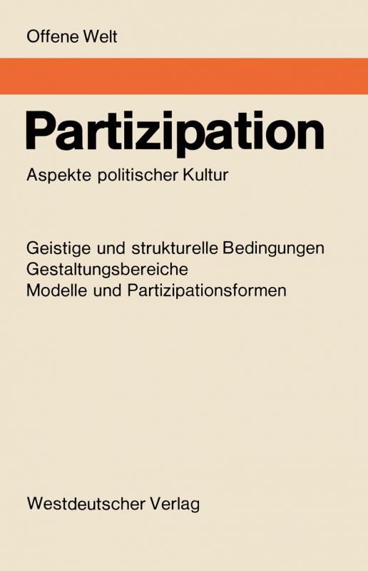 Cover-Bild Partizipation