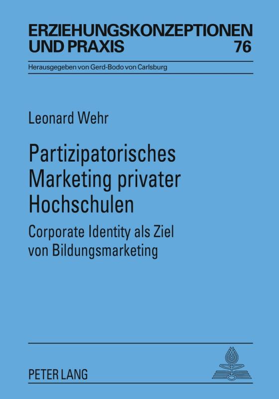 Cover-Bild Partizipatorisches Marketing privater Hochschulen