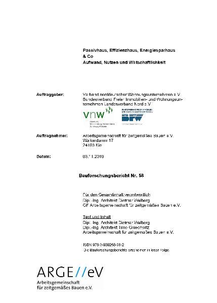 Cover-Bild Passivhaus, Effizienzhaus, Energiesparhaus & Co