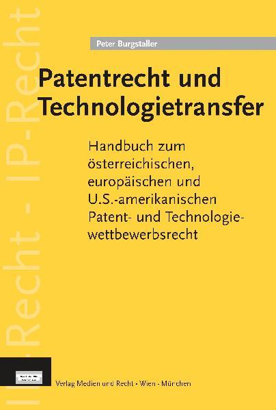 Cover-Bild Patentrecht und Technologietransfer