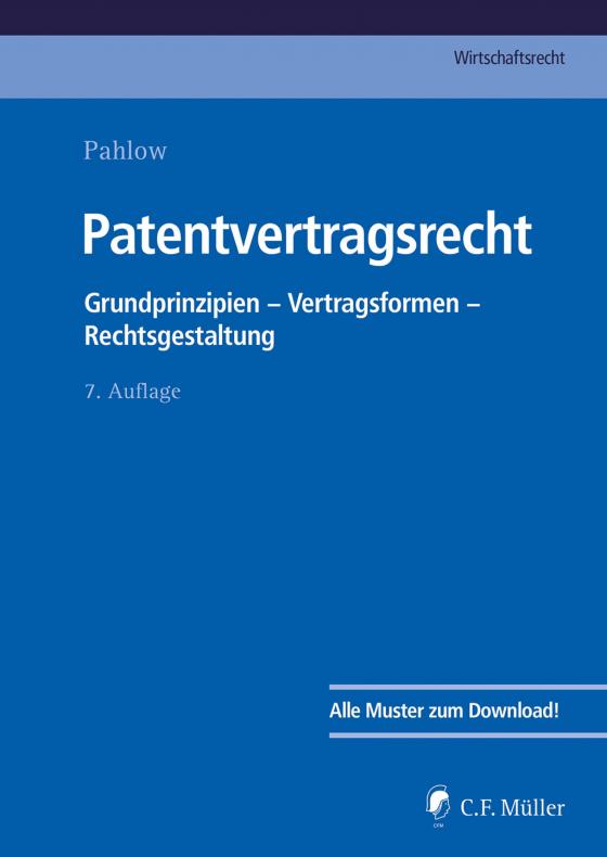 Cover-Bild Patentvertragsrecht