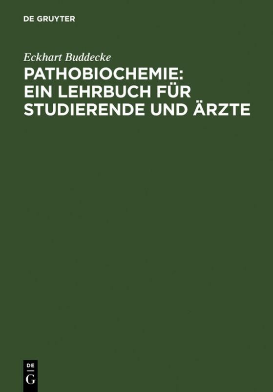 Cover-Bild Pathobiochemie : Ein Lehrbuch für Studierende und Ärzte