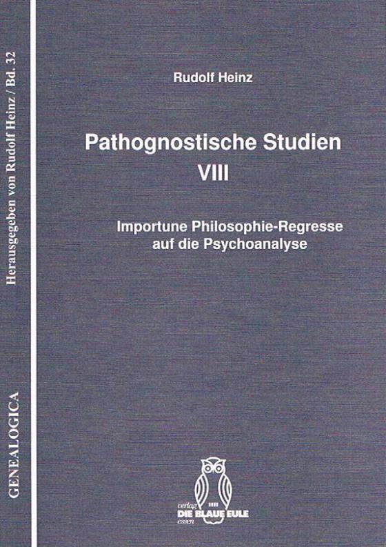 Cover-Bild Pathognostische Studien VIII