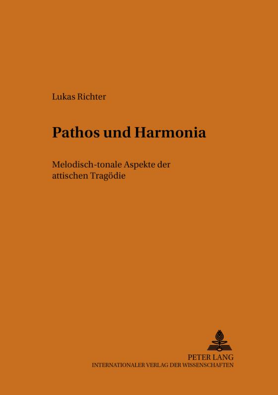 Cover-Bild Pathos und Harmonía