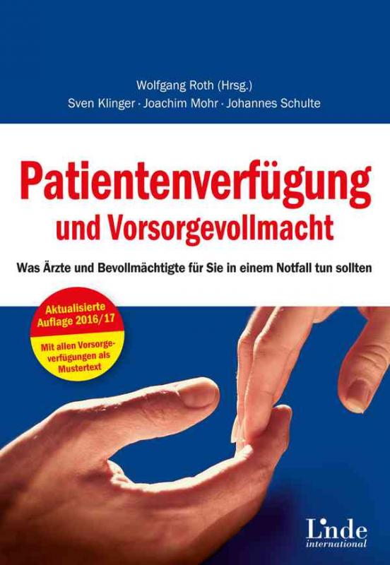 Cover-Bild Patientenverfügung und Vorsorgevollmacht