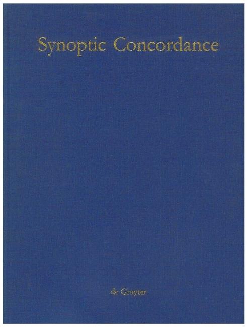 Cover-Bild Paul Hoffmann; Thomas Hieke; Ulrich Bauer: Synoptic Concordance / Synoptic Concordance