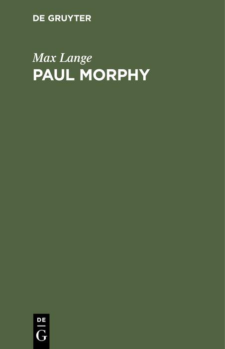 Cover-Bild Paul Morphy