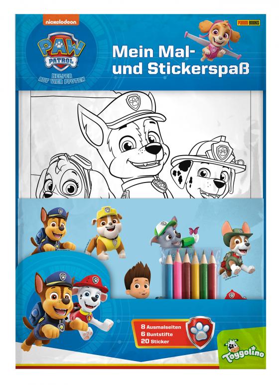 Cover-Bild PAW Patrol: Mein Mal- und Stickerspaß