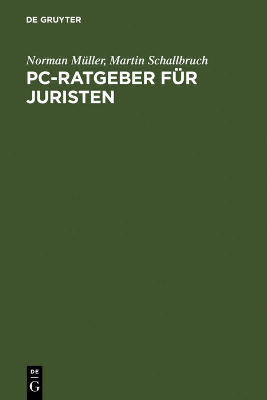 Cover-Bild PC-Ratgeber für Juristen