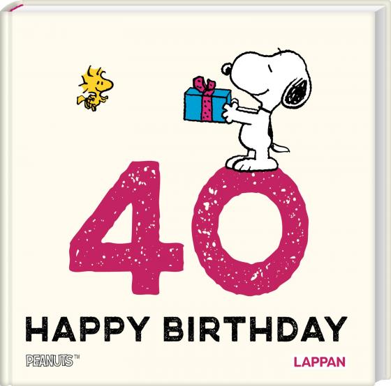 Cover-Bild Peanuts Geschenkbuch: Happy Birthday zum 40. Geburtstag