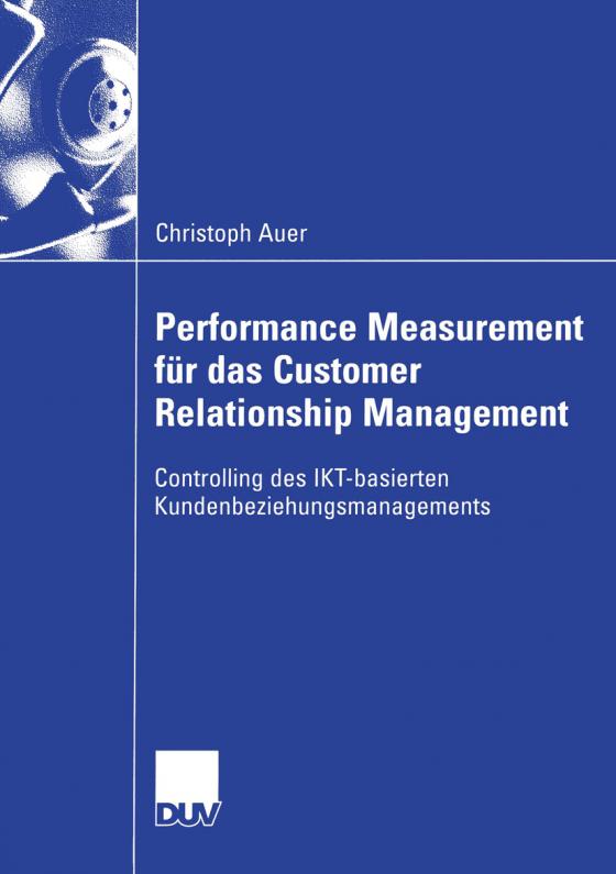 Cover-Bild Performance Measurement für das Customer Relationship Management